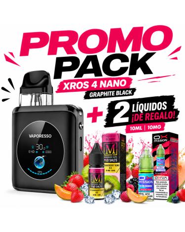 Xros 4 NANO Vaporesso + 2 Nic Salts 10ml 10mg de Regalo