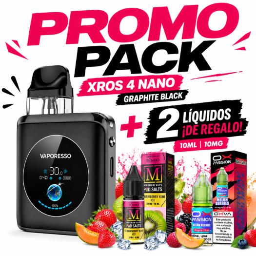 Xros 4 NANO Vaporesso + 2 Nic Salts 10ml 10mg de Regalo