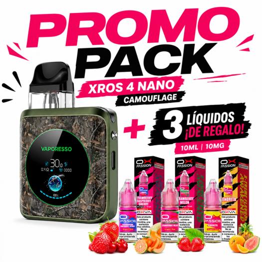 Xros 4 NANO Vaporesso + 3 Nic Salts 10ml 10mg de Regalo