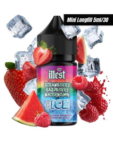 XTRA Ice Strawberry Raspberry Watermelon Ice 5/30 Illest Longfill
