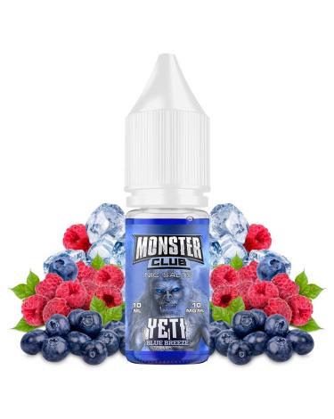 Yeti Blue Breeze 10ml – Monster Club Nic Salts - SALES DE NICOTINA