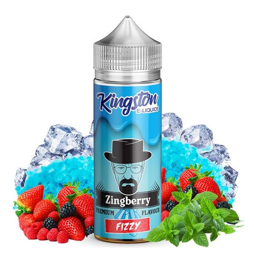 Zingberry Fizzy Kingston E-liquids 100ml + Nicokits Gratis