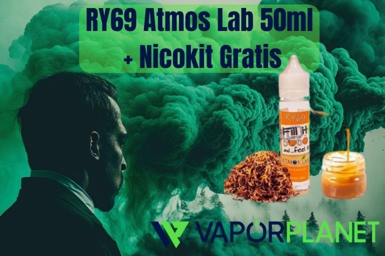 → RY69 Atmos Lab 50ml + Nicokit Gratis