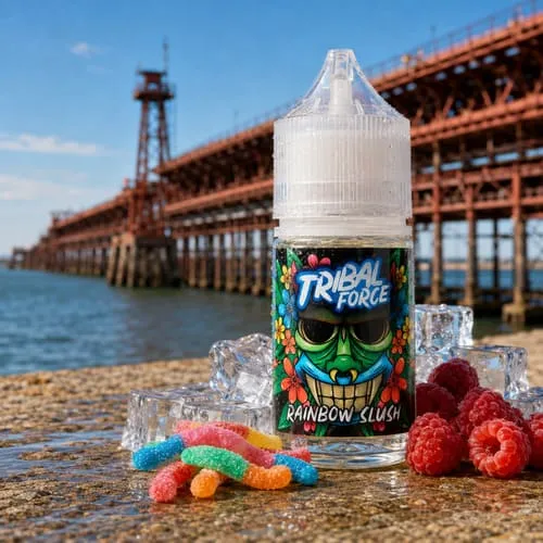 Aroma Rainbow Slush junto al Muelle del Tinto de Huelva