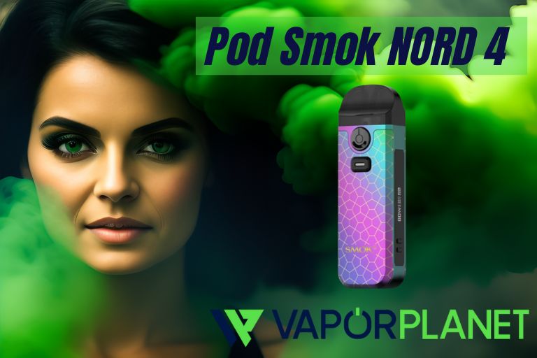 Pod Smok NORD 4 - 60 W - 2.000 mAh - 80 W – POD para Sales de Nicotina