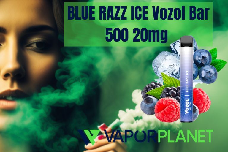 BLUE RAZZ ICE Vozol Bar 500 20mg - POD DESECHABLE