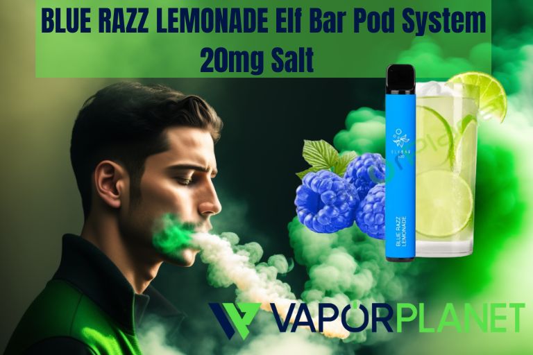 BLUE RAZZ LEMONADE Elf Bar Pod System 20mg Salt - Desechable