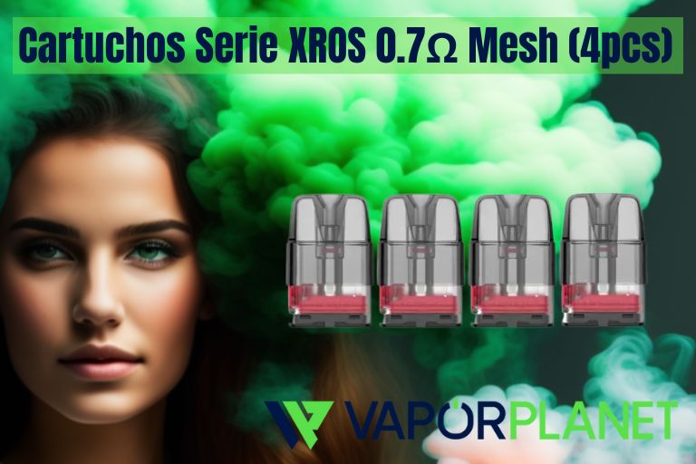 Cartuchos Serie XROS 0.7Ω Mesh (4pcs) - Vaporesso