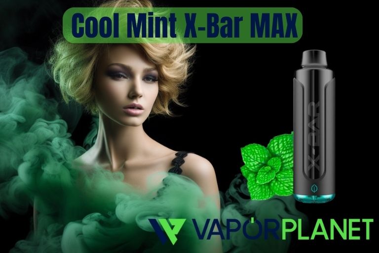 Cool Mint X-Bar MAX - 6500 Puffs - POD Desechable SIN NICOTINA