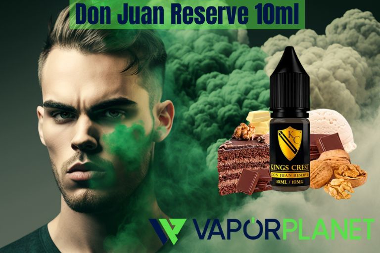 Don Juan Reserve 10ml - Kings Crest Salts 10 mg y 20 mg - Líquido con SALES DE NICOTINA