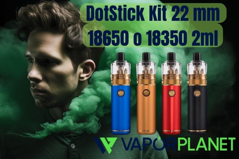 DotStick Kit 22 mm 18650 o 18350 2ml - Dotmod Kit