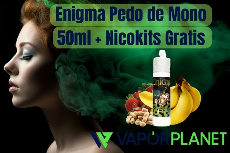 Enigma Pedo de Mono 50ml + Nicokits Gratis