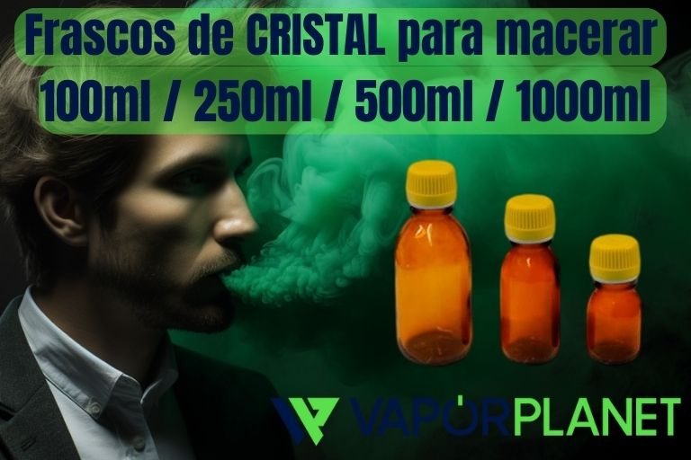 Frascos de CRISTAL para macerar 100ml / 250ml / 500ml / 1000ml