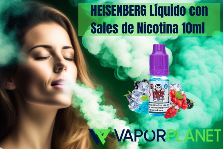 HEISENBERG Líquido con Sales de Nicotina 10ml - 10mg/20mg - Vampire Vape