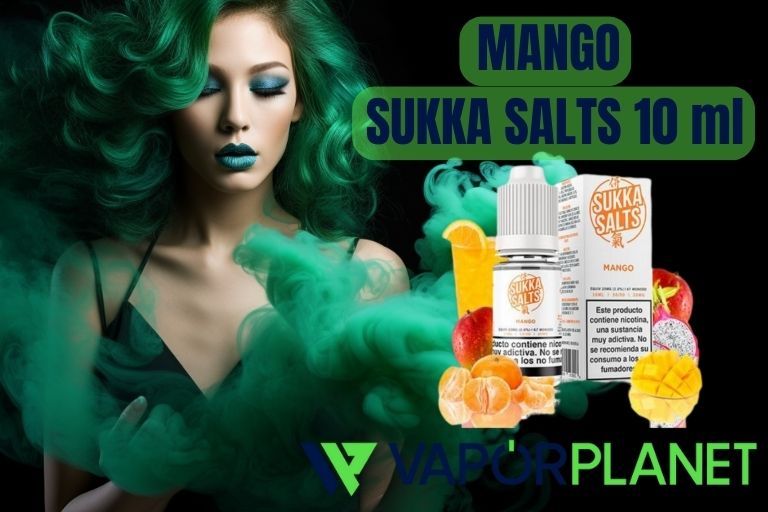 MANGO - SUKKA SALTS 10 ml - 10 mg y 20 mg - Líquido con SALES DE NICOTINA