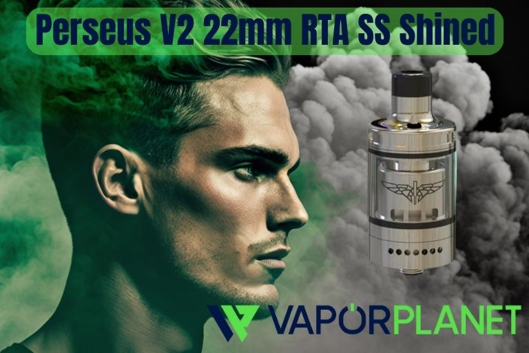 Perseus V2 22mm RTA SS Shined - The Golden Greek Store
