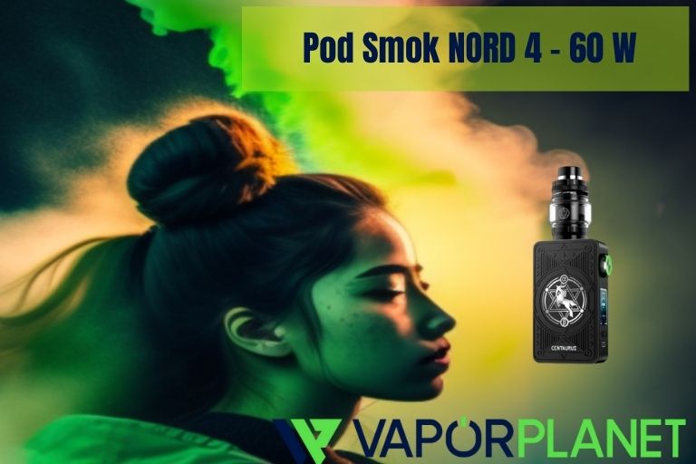 Pod Smok NORD 4 - 60 W - 2.000 mAh - 80 W – POD para Sales de Nicotina