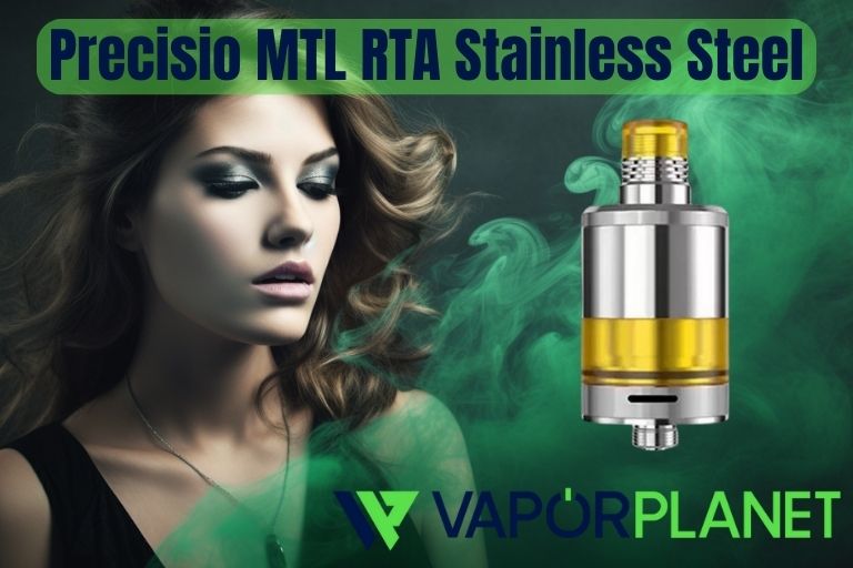 Precisio MTL RTA Stainless Steel - BD VAPE