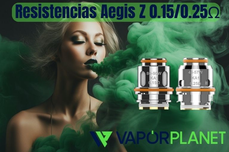 Resistencias Aegis Z 0.15/0.25Ω - Geekvape