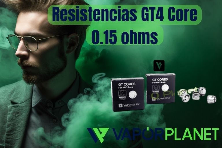 Resistencias GT4 Core 0.15 ohms – Vaporesso