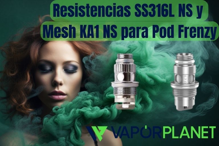 Resistencias SS316L NS y Mesh KA1 NS para Pod Frenzy – Geekvape