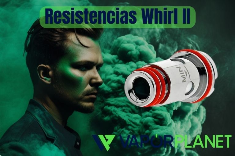 Resistencias Whirl II 0.6Ω/1.8Ω (4pcs) - Uwell