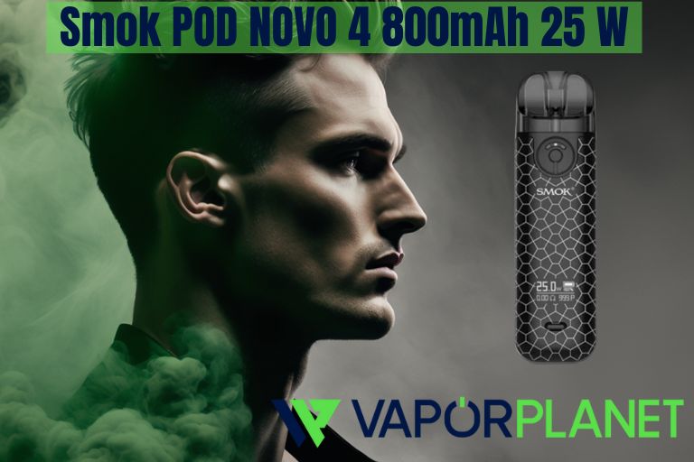 Smok POD NOVO 4 800mAh 25 W - 2 ml – POD para Sales de Nicotina