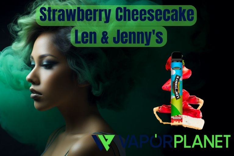 Strawberry Cheesecake Len & Jenny's - POD DESECHABLE - SIN NICOTINA