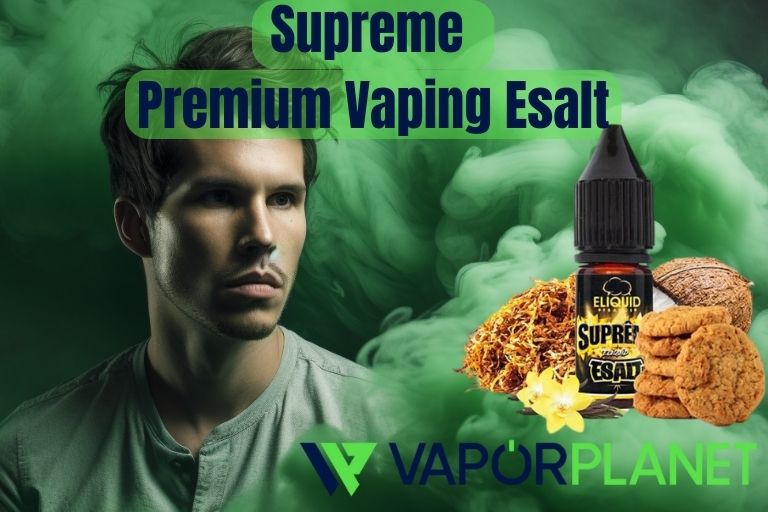 Supreme - Premium Vaping Esalt 10 ml - Líquido con SALES DE NICOTINA