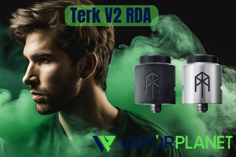 Terk V2 RDA - Mterk - Atomizador RDA - COLOR PLATA