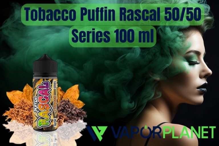 Tobacco Puffin Rascal 50/50 Series 100 ml + 2 Nicokit Gratis