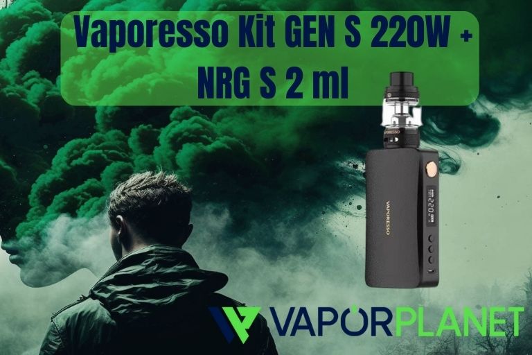 Vaporesso Kit GEN S 220W + NRG S 2 ml – Vaporesso eCigs